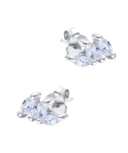 Gorgeous CZ Stone Silver Stud Earring STS-6304